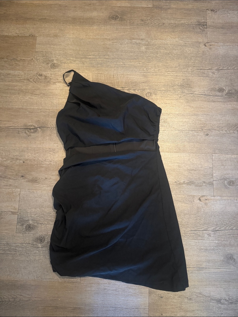 One shoulder mini dress